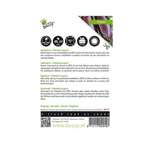 Aubergine Violetta Lunga 2 - afbeelding 2