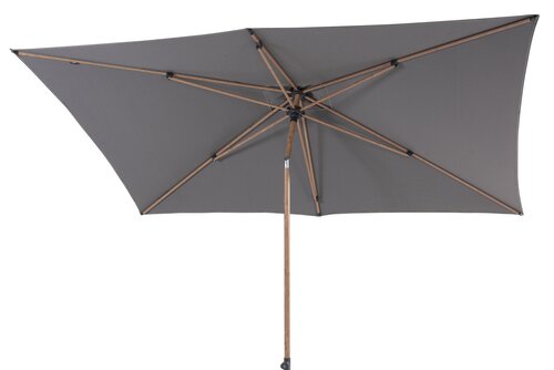 Azzurro 200 x 300 cm. antraciet met Houtlook frame - afbeelding 2