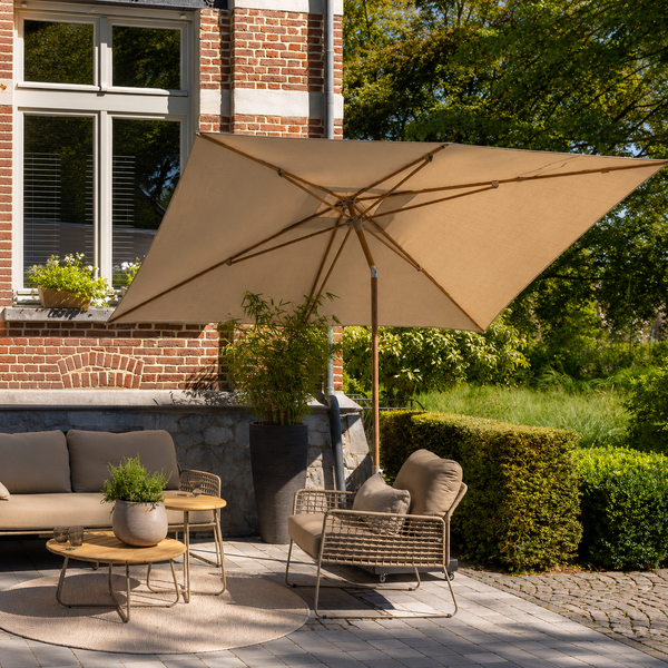 Azzurro 300 cm. Ø Wenge frame Beach - afbeelding 1