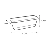 Balkonbak noa 52cm warm grijs - afbeelding 7