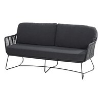 Belmond lounge set antraciet incl. kussens - afbeelding 2