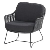 Belmond lounge set antraciet incl. kussens - afbeelding 3