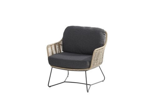 Belmond lounge stoel naturel, incl. kussens - afbeelding 1