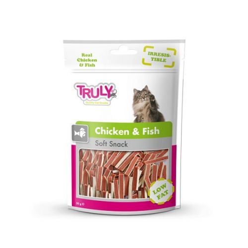 Cat snacks chicken&fish 50gr