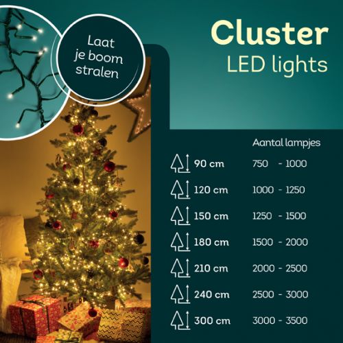Clusterverlichting Twinkle 6M/768L Multi - afbeelding 3