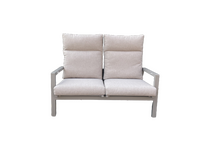 Dallas High Back 2 seater recliner - khaki