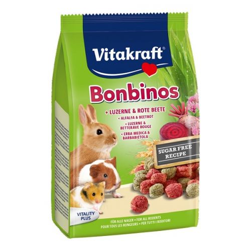 Knaagdier bonbinos rode biet/alfalfa