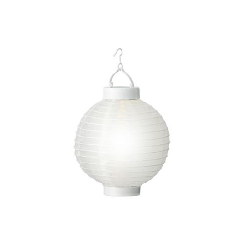 LED solar lantaarn wit ⌀20cm - afbeelding 1