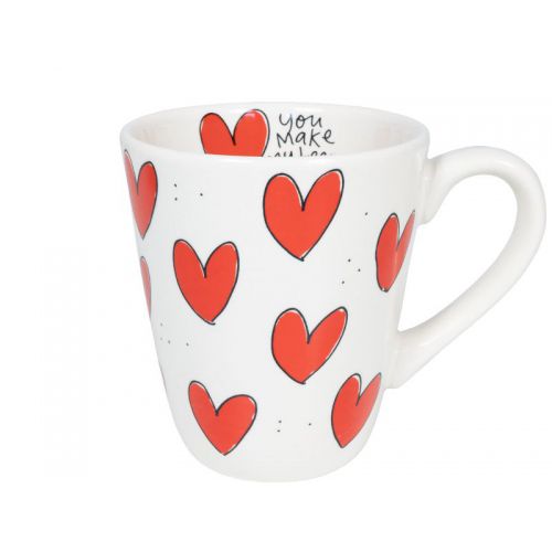 LOVE: MUG UNI HEARTS 0,35L - afbeelding 1