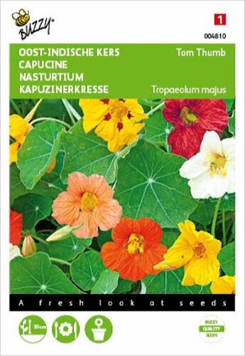 Oost-Indische kers Tropaeolum majus tom thumb mix 3g