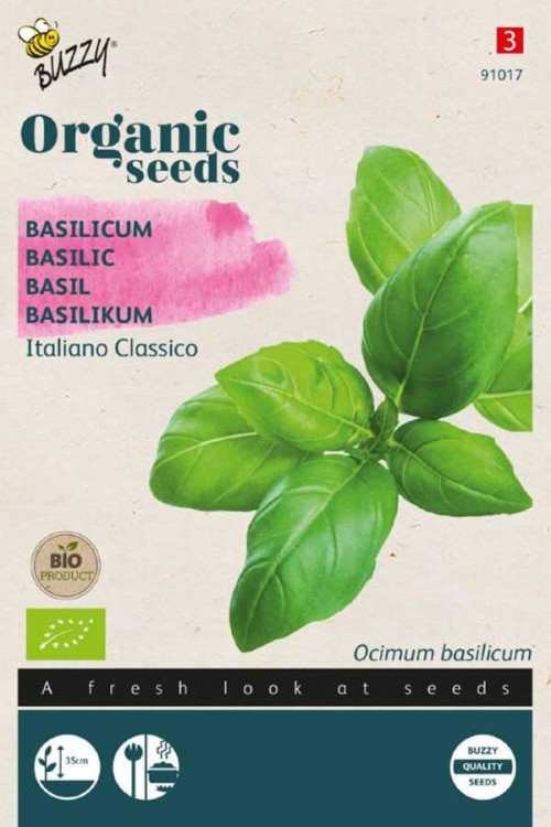 Organic basilicum genovese 1g - afbeelding 1