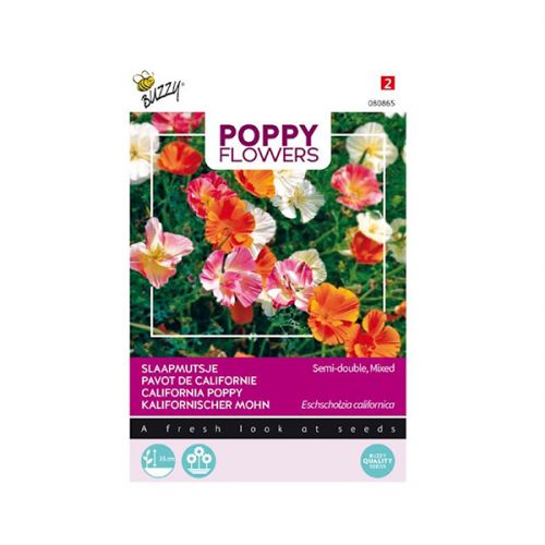 Poppy Flowers Slaapmutsjes - afbeelding 1