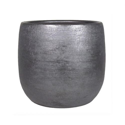 Pot Mira ⌀29cm industrieel zwart