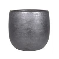 Pot Mira ⌀29cm industrieel zwart
