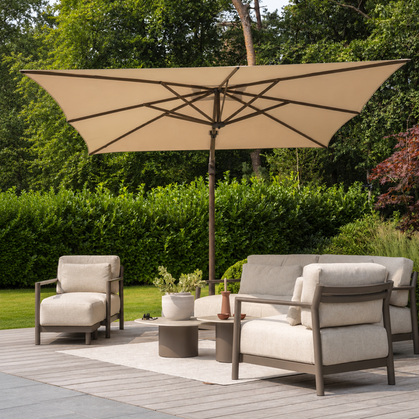 Siesta Premium 300 x 300 cm. Wenge  frame Beach - afbeelding 1