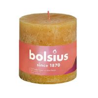 Stompkaars rustiek honeycomb geel - 10x10cm