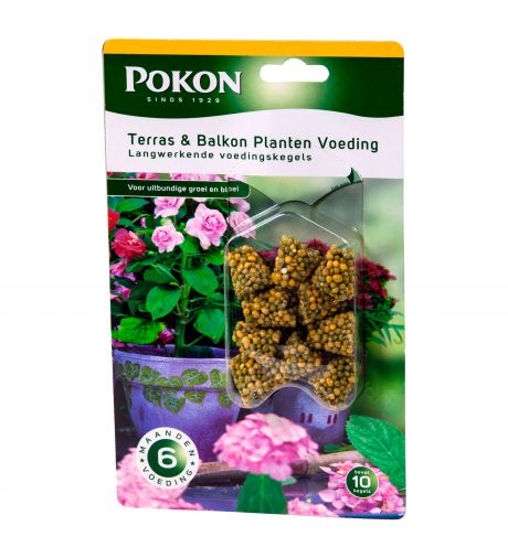 Terras & Balkon Planten Voedingskegels 10st