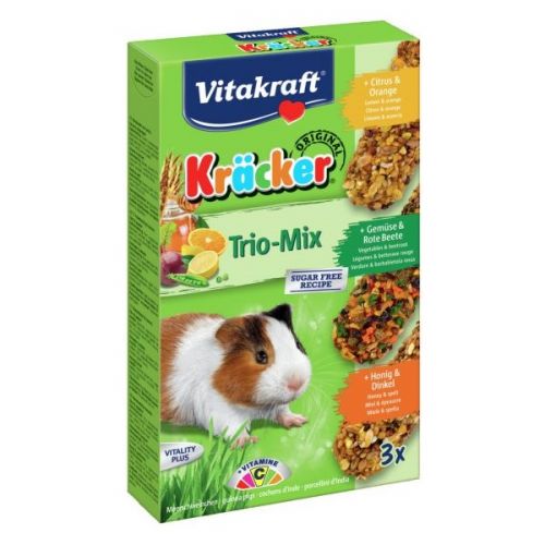 Trio mix honing/groente/citrus cavia 3in1