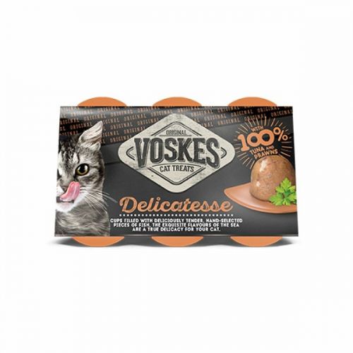 Voskes Delicatesse tonijn/garnalen 150g