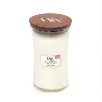 White Teak Large Candle - afbeelding 1